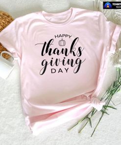 Happy Thanksgiving Day Pumpkin Fall Vibes T-Shirt
