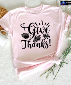 Give Thanks Pumpkin Fall Vibes T-Shirt