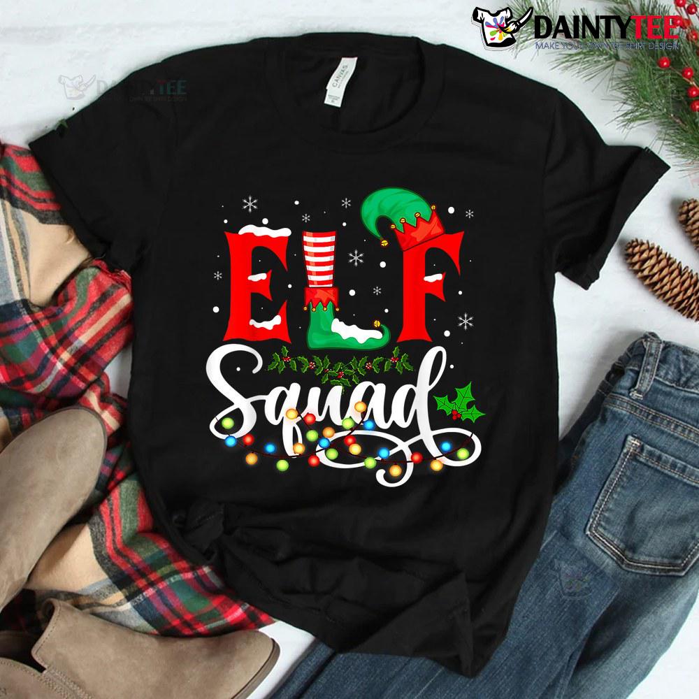 Elf Squad Christmas Matching Family Shirt Elf Squad Christmas Matching Family Shirt