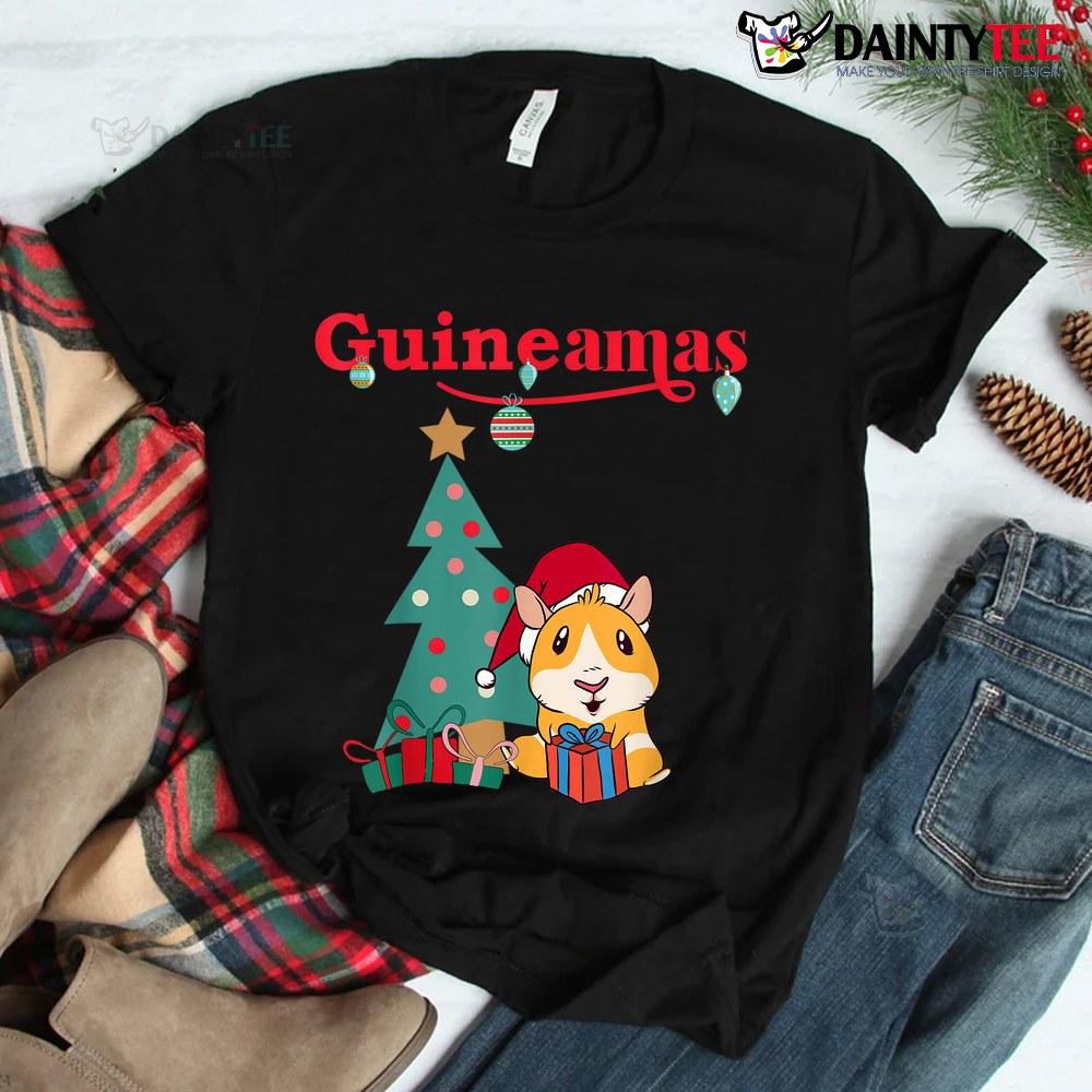Guinea Pig Cute Funny Christmas Tree Shirt Guinea Pig Cute Funny Christmas Tree Shirt