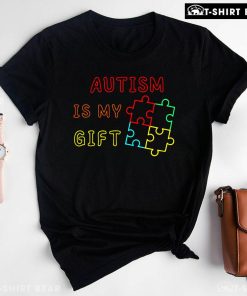 Autism Is My Gift Puzzle Pieces T-Shirt - Kids Tee