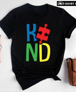 Kind Puzzle Piece Autism Awareness T-Shirt