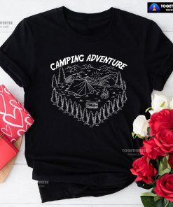 Camping Adventure Tent Campfire Camp Lover T-Shirt
