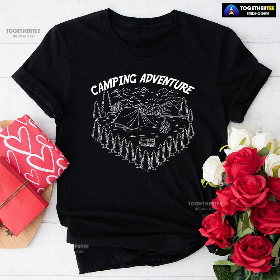 Camping Adventure Tent Campfire Camp Lover T-Shirt Camping Adventure Tent Campfire Camp Lover T-Shirt