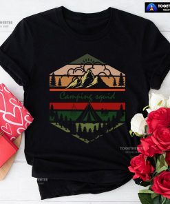 Camping Squid Vintage Squid Game T-Shirt
