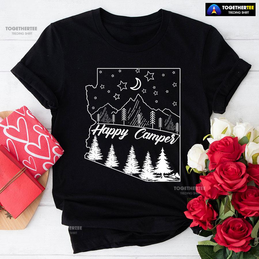 Happy Camper Adventure Camping Lover T-Shirt Happy Camper Adventure Camping Lover T-Shirt