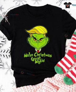 Grinch Donald Trump Make Christmas Great Again T-Shirt