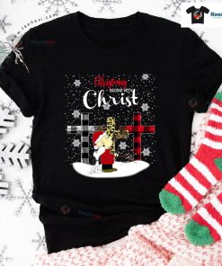 Christmas Begins With Christ Snoopy And Charlie Brown T-Shirt