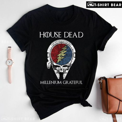 Millennium Falcon Grateful Dead House Dead Millenium Grateful T-Shirt