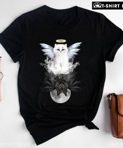 Angel Cat Mirror Reflection Demon Cat T-Shirt