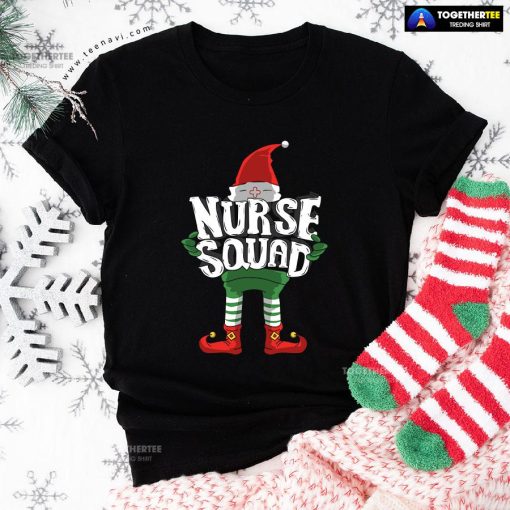 Christmas Elf Nurse Squad T-Shirt