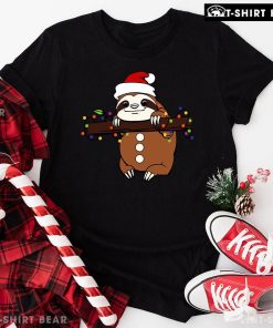 Santa Sloth Christmas T-Shirt - Kids Tee