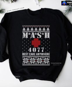 M*A*S*H 4077 Best Care Anywhere Ugly Christmas Sweatshirt
