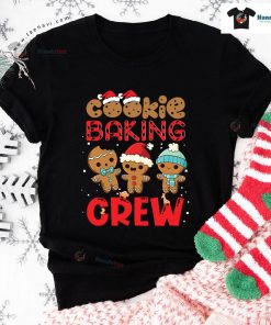 Cookie Baking Crew Christmas Santa Gingerbread Team T-Shirt