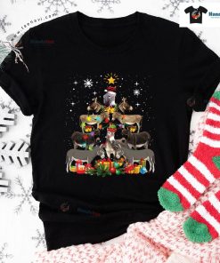 Funny Donkeys Christmas Tree T-Shirt