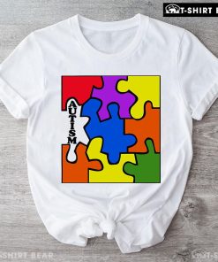 Colourful Puzzle Pieces Autism Awareness T-Shirt