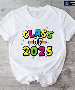 Class Of 2025 Crayon Student Back To School T-Shirt