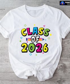Class Of 2026 Crayon Student Back To School T-Shirt