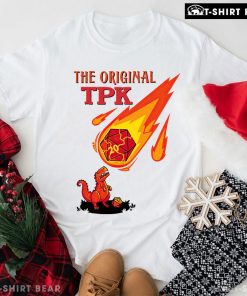 The Original TPK Dinosaur With Fire Dice Dungeons & Dragons For Game Lover T-Shirt