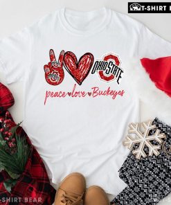Peace Love Ohio State Buckeyes T-Shirt