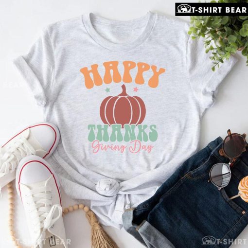 Happy Thanksgiving Day Pumpkin T-shirt