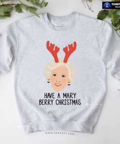 Have A Mary Berry Christmas Reindeer Antlers Sweatshirt