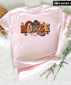 Nurse Thanksgiving Leopard T-Shirt