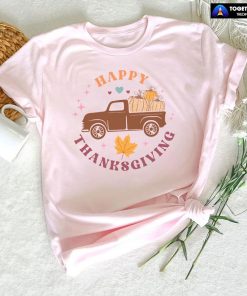 Happy Thanksgiving Pumpkin Leopard T-Shirt