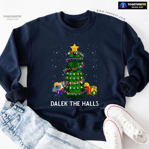 Dalek The Halls Doctor Who Christmas Tree Gift Sweatshirt