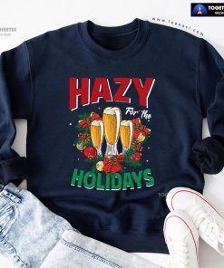 Hazy For The Holidays Beer Christmas Sweatshirt