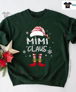 Mimi Claus Grandma Snowflake Santa Claus Christmas Sweatshirt
