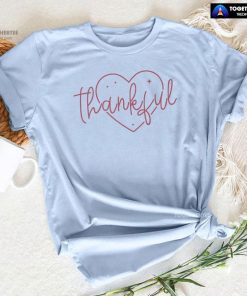 Thankful Heart Happy Thanksgiving T-Shirt