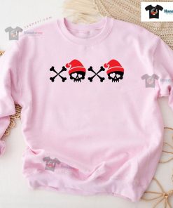 Santa Skulls With Bones Santa Claus Christmas Sweatshirt