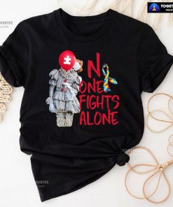 IT Pennywise Autism Awareness No One Fight Alone T-Shirt