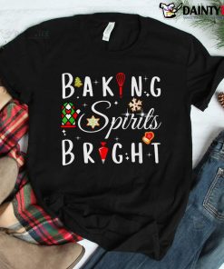 Baking Spirit Bright Donut Christmas Tree Xmas Cookie Shirt