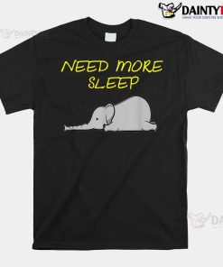 Funny Sleeping Elephant Pajama For Bedtime Shirt