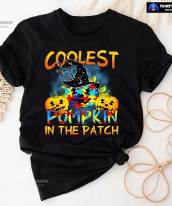 Coolest Pumpkin In The Patch Autism Awareness for Halloween T-Shirt