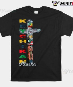 Ketchikan Alaska Totem Pole Native Art Souvenir Keepsake Shirt