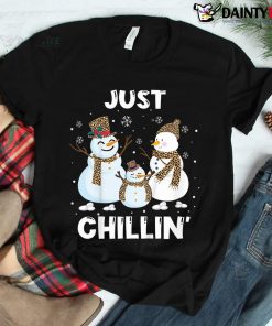 Merry Christmas Just Chillin Snowman Family Matching Pajama Shirt