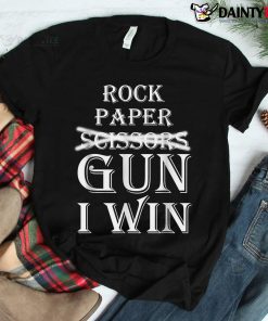Rock Paper Gun I Win Shirt