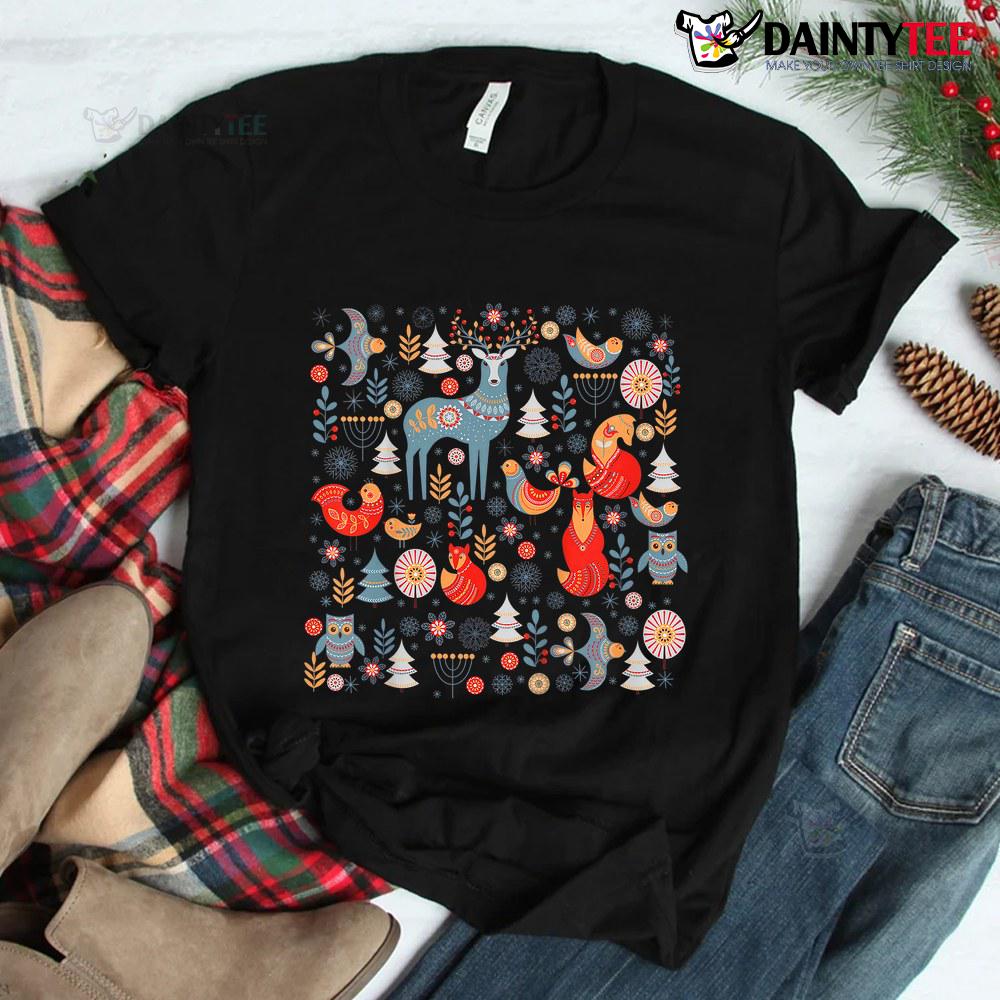 Scandinavian Christmas Funny Norwegian Folk Family Christmas Shirt Scandinavian Christmas Funny Norwegian Folk Family Christmas Shirt