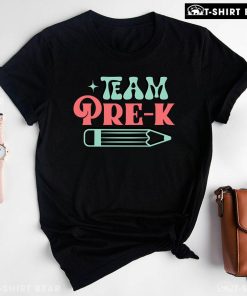 Team Pre-K Pre-Kindergarten Crayon Kid Back To School T-Shirt