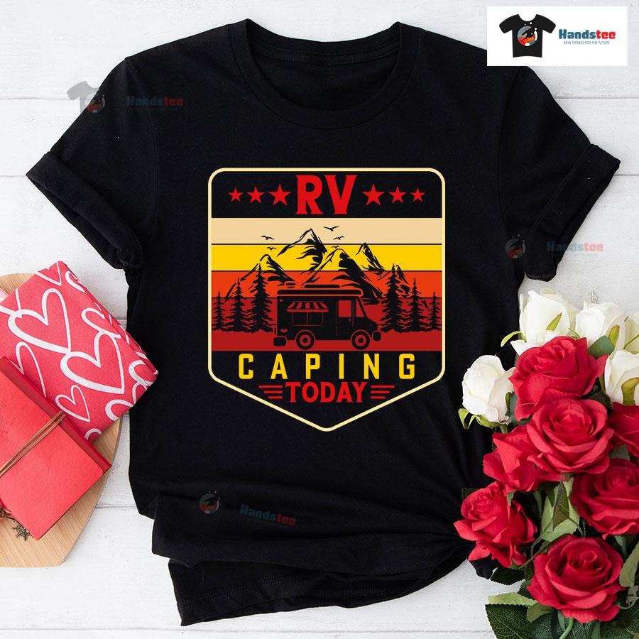 RP Caping Today Camping Car Vintage T-Shirt RP Caping Today Camping Car Vintage T-Shirt