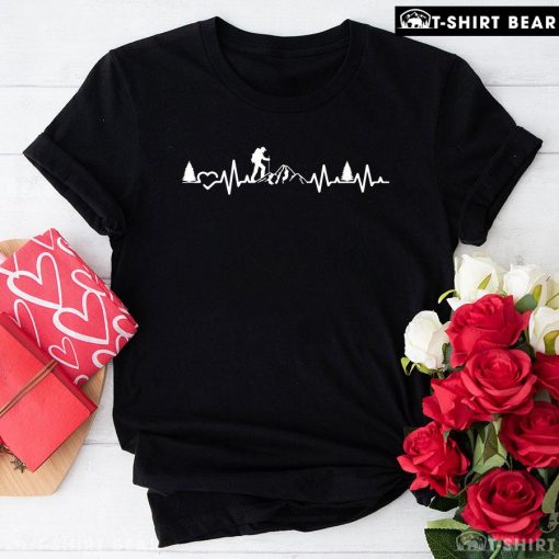 Camping Lover Heartbeat Adventure T-Shirt