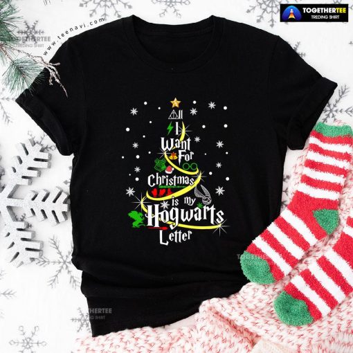 All I Want For Christmas Is My Hogwarts Letter Harry Potter T-Shirt