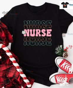 Nurse Nurse Nurse Nurse Nurse Flower T-Shirt