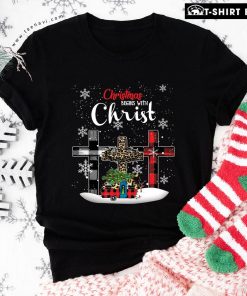 Christmas Begins With Christ Leopard T-Shirt - Unisex Tee