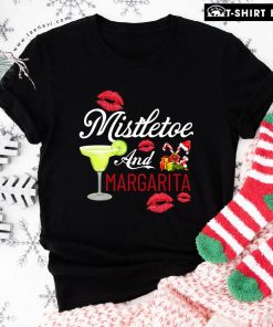 Mistletoe And Margarita Fruit Juice Christmas T-Shirt