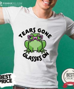 Frog Tears Gone Glasses On Shirt