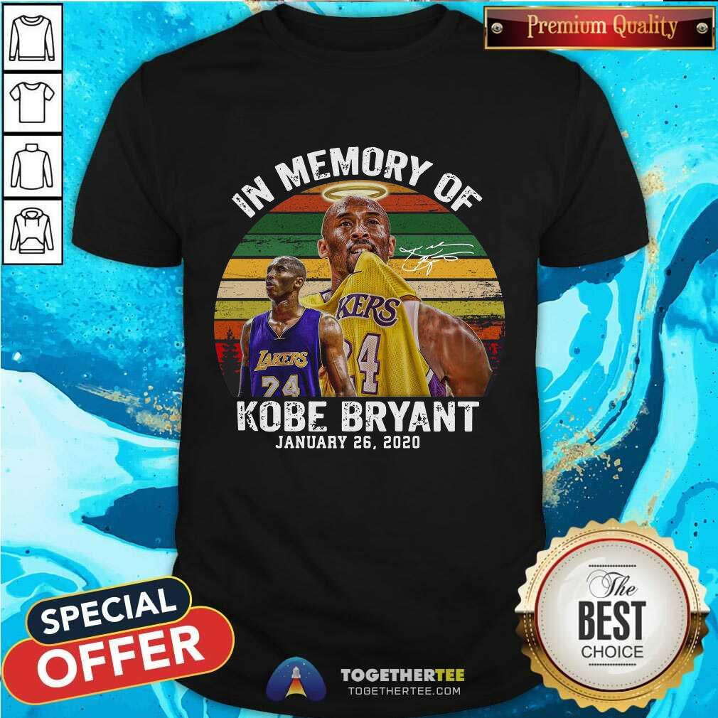 Good In Memory Of Kobe Bryant January 26 2020 Vintage Shirt In Memory Of Kobe Bryant January 26 2020 Vintage Shirt - Design By Togethertee.com